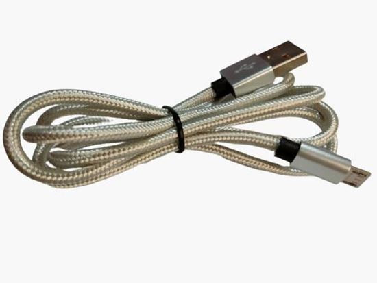 Picture of Braided Micro-USB Data Cable  - Gray