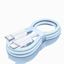 صورة PD Type-C To Lighting Fast Charging Cable - Light Blue - 3 A