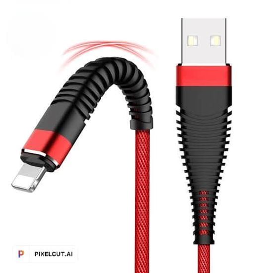 Picture of Type C - Braided Usb Cable - 1.5m - Red